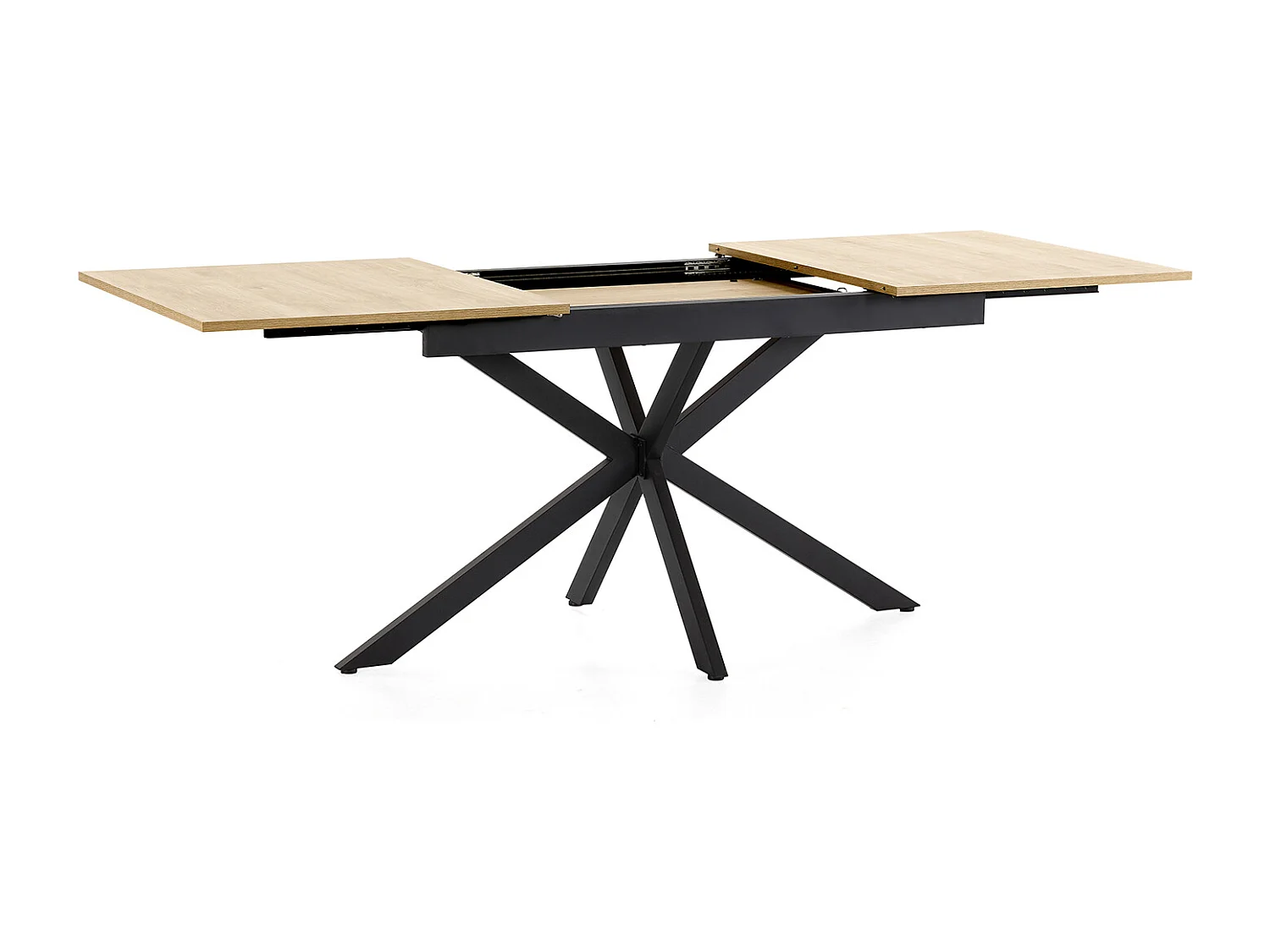 Table de salle à manger extensible Prato couleur chêne, 140-180 cm