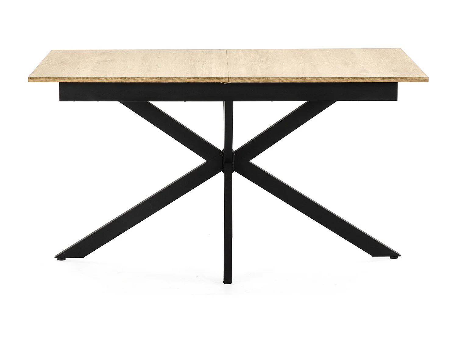 Table de salle à manger extensible Prato couleur chêne, 140-180 cm