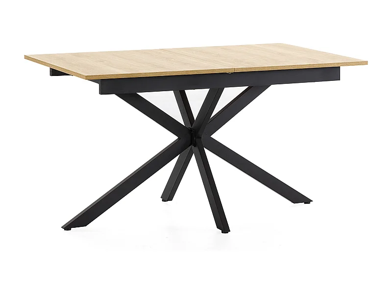 Table de salle à manger extensible Prato couleur chêne, 140-180 cm