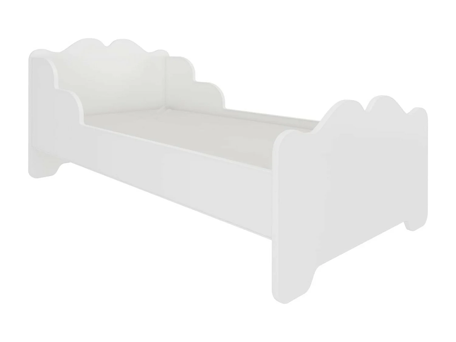 Lit Jimena (80x160)/matelas inclus/blanc