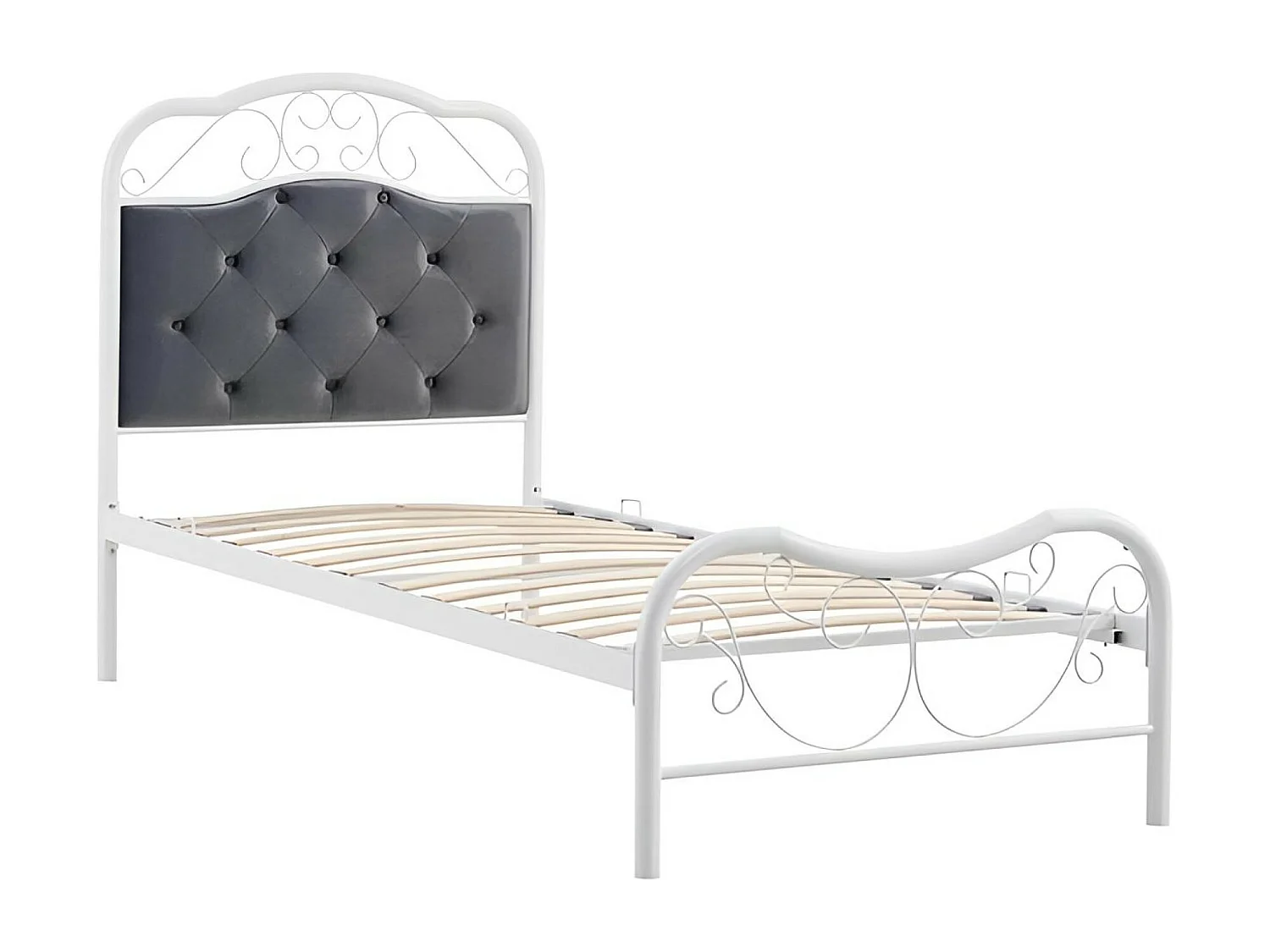 Lit Fabrizia XS (90x200)/grise