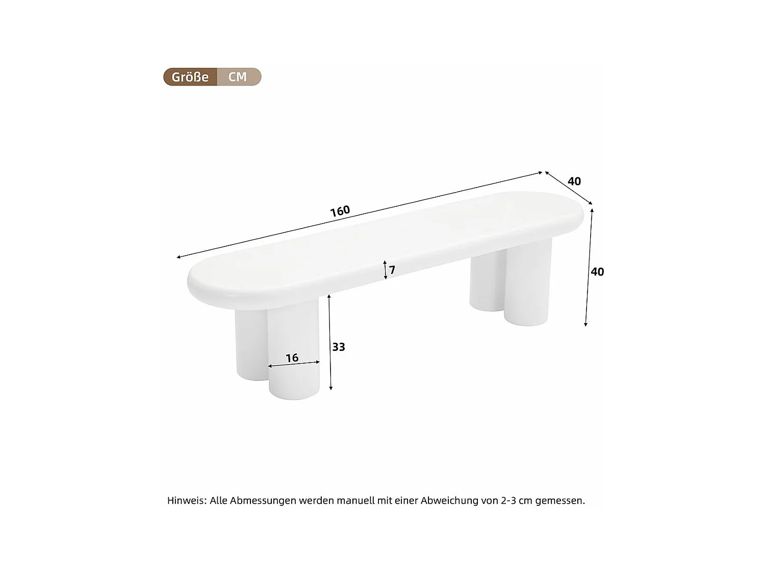 Minimalistisch tv-meubel, wit, 4 stabiele poten, 65 inch, structuur van MDF met hoge dichtheid