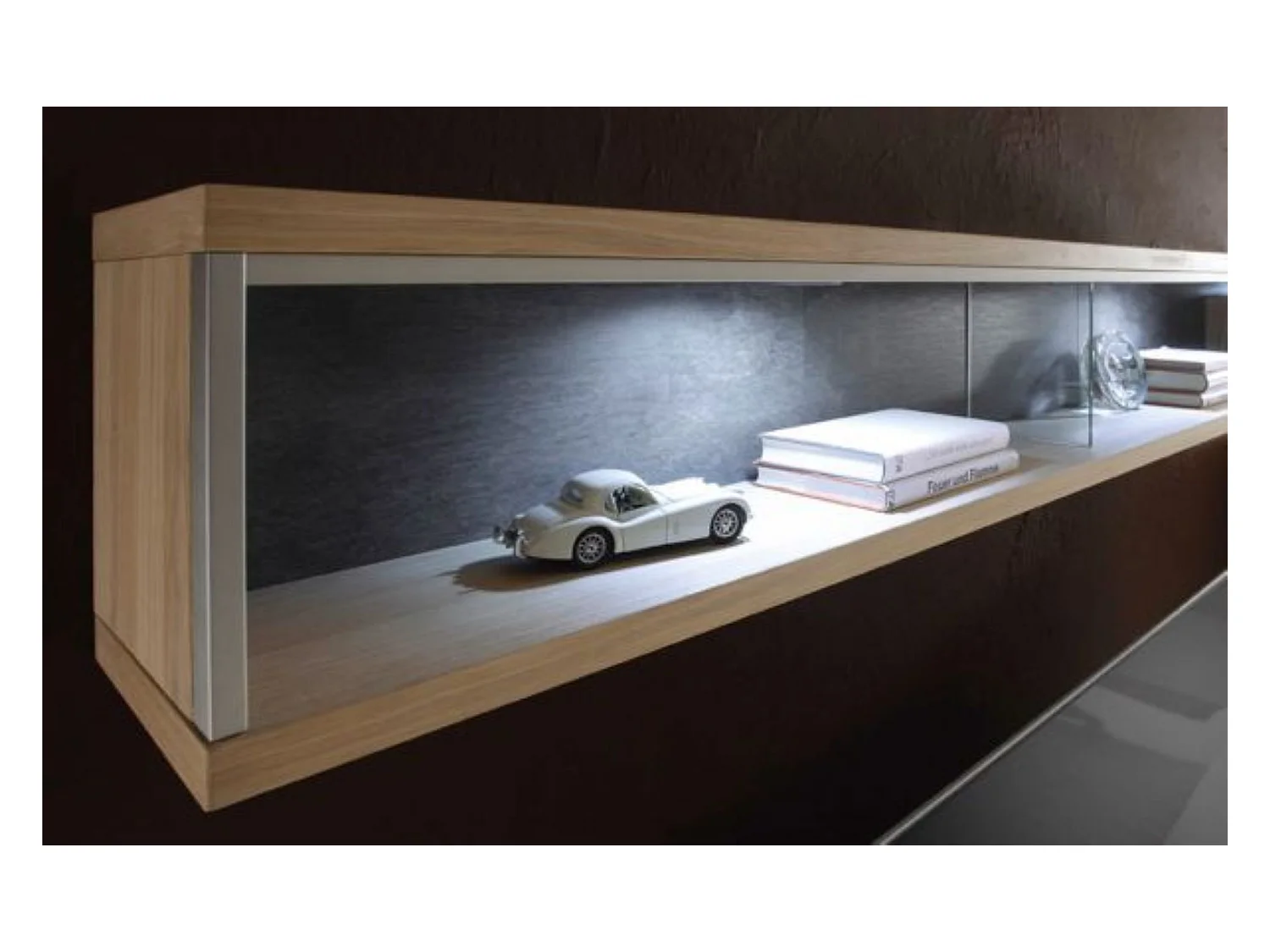 Ensemble séjour 3 élèments, coloris chêne noueux blanchi