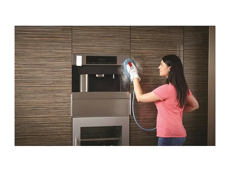 BLACK+DECKER BHSM166DSM-QS - Balai vapeur multifonctions - Gant Steamitt - 11 accessoires - 1600W - Chauffe en 15sec