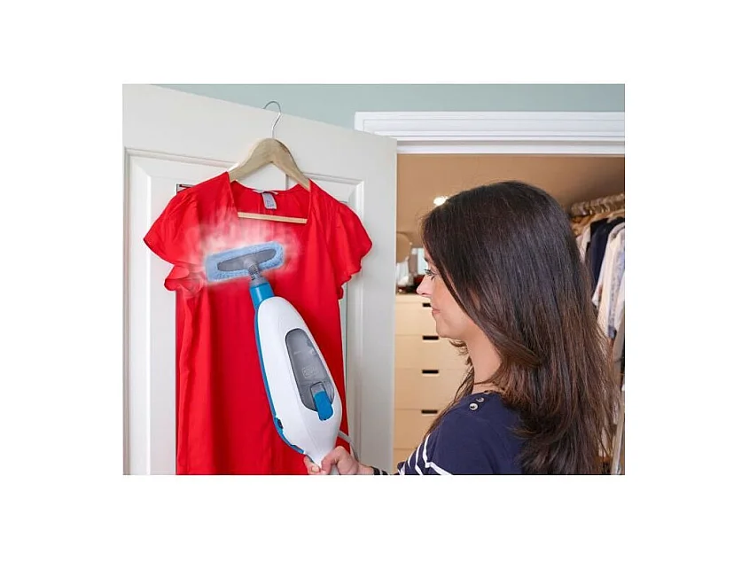 BLACK+DECKER FSMH13E10-QW - Balai Vapeur Avec Nettoteur a Main - 1300W - 10 Accessoires fournis