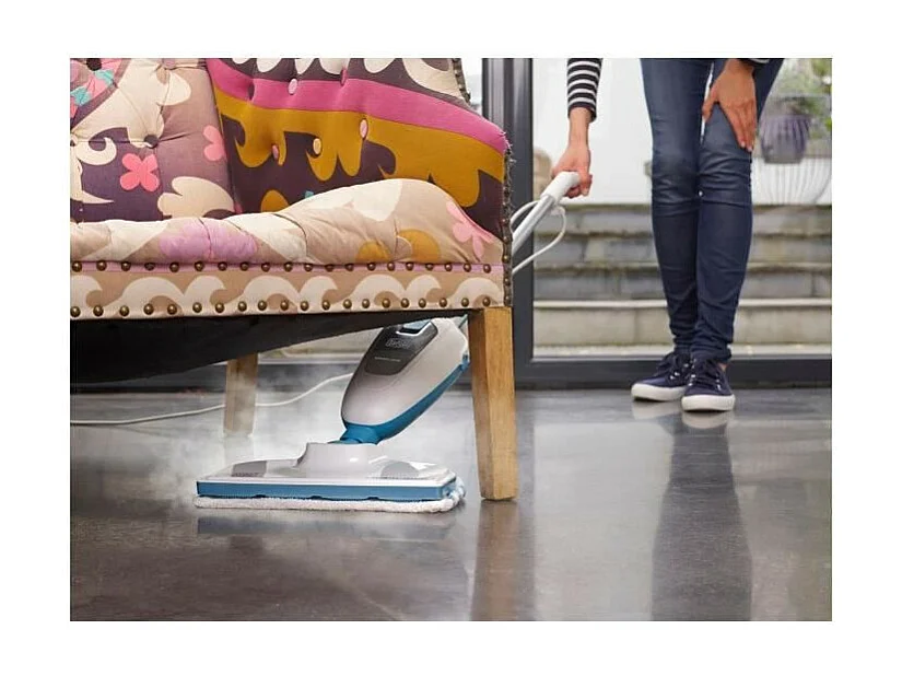 BLACK+DECKER FSMH13E10-QW - Balai Vapeur Avec Nettoteur a Main - 1300W - 10 Accessoires fournis