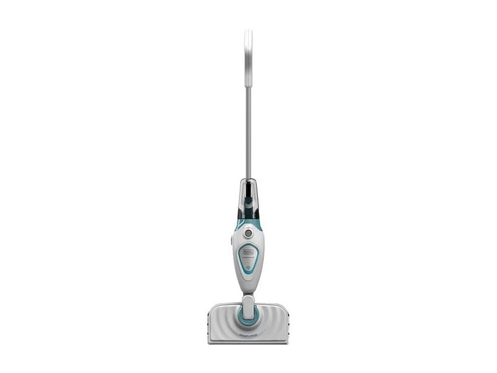 BLACK+DECKER FSM1605-QS Nettoyeur vapeur balai Steam Mop - 1300W - 350 ml - Blanc