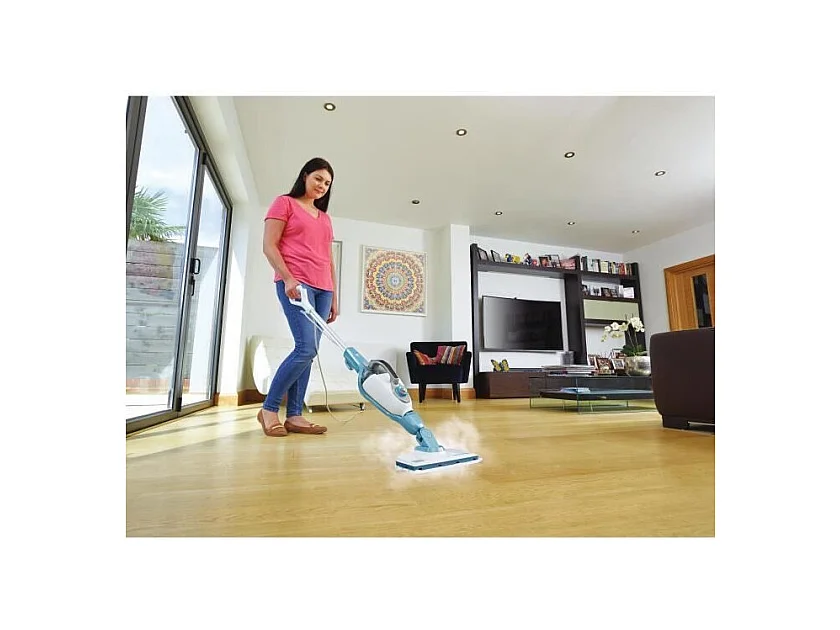 BLACK+DECKER FSMH1351SM Balai Vapeur STEAM MOP 9 en 1 avec module SteaMitt integre