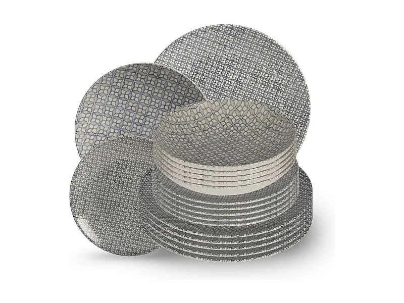 Service d'assiettes 18 pièces Japan