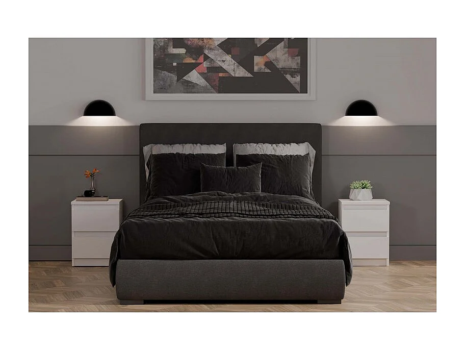 Szafka Nocna Malwa M2 | Biała  | 30x30x40cm |2 Szuflady