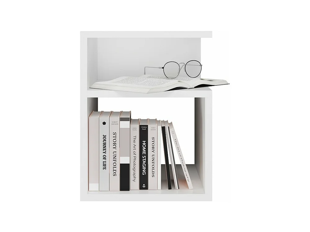 Szafka Nocna TINI | Biała| 30x30x40 cm | Minimalistyczna Konstrukcja