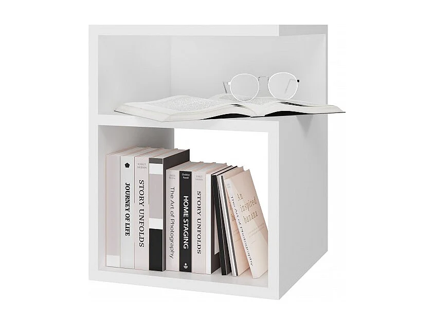 Szafka Nocna TINI | Biała| 30x30x40 cm | Minimalistyczna Konstrukcja