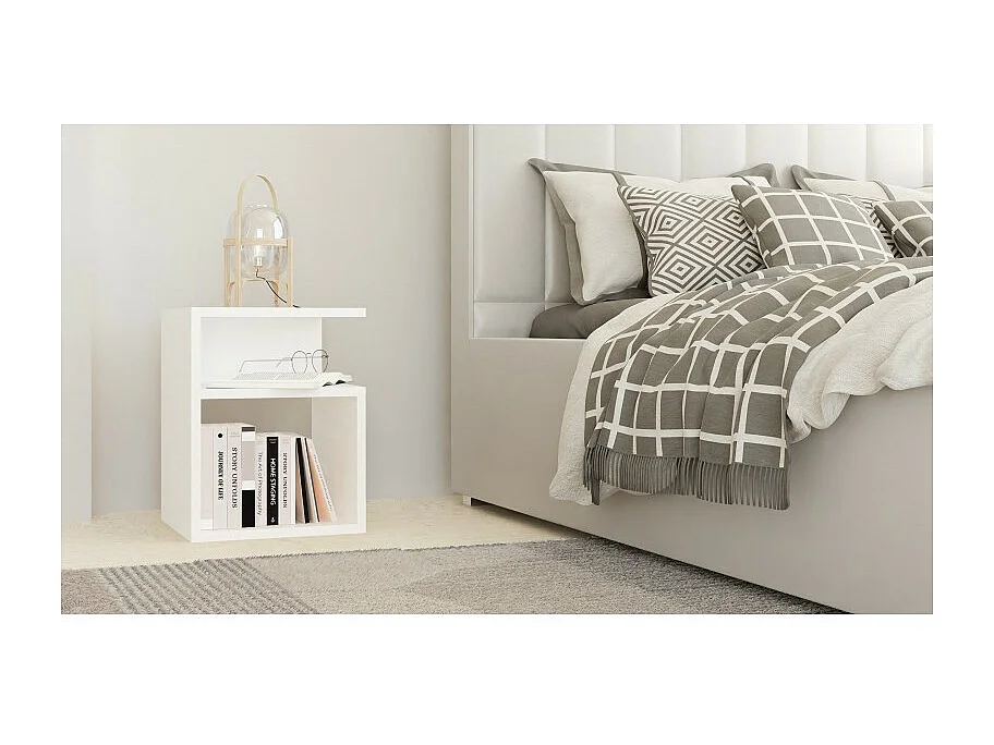 Szafka Nocna TINI | Biała| 30x30x40 cm | Minimalistyczna Konstrukcja