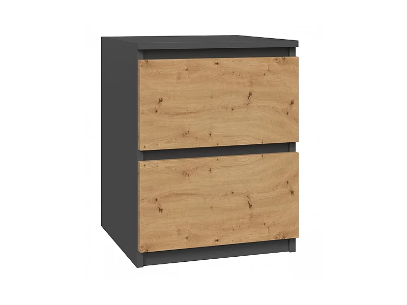 Table de chevet Malwa W2 - ANTHRACITE/ARTISAN