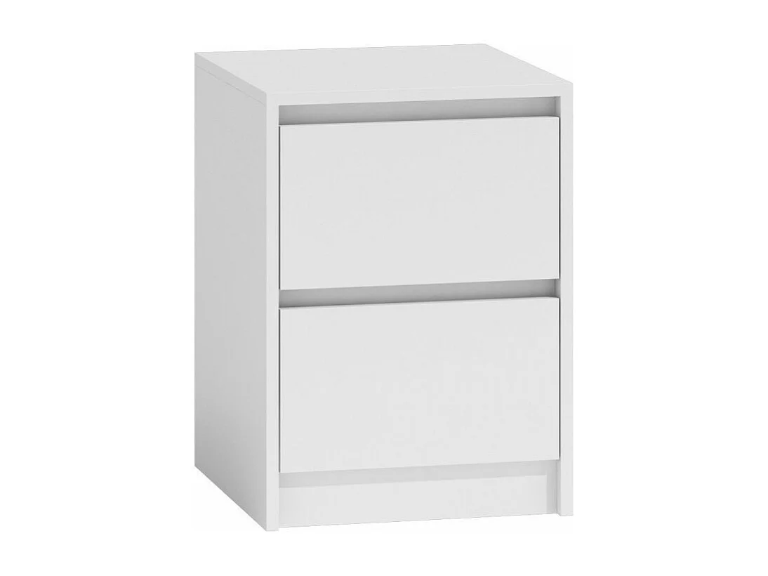 Szafka Nocna Karo K2 | Biała | 43x40x55 cm | Stolik Nocny