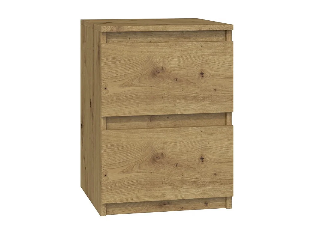 Szafka Nocna Malwa M2 | Dąb Artisan |30x30x40cm | 2 Szuflady