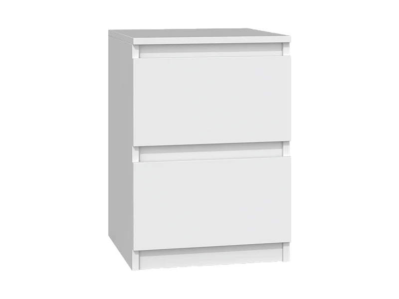 Table de chevet Malwa M2 BLANC