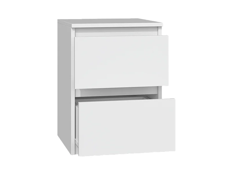 Table de chevet Malwa M2 BLANC