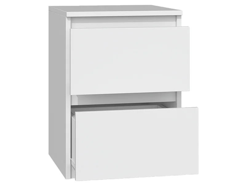 Table de chevet Malwa M2 BLANC