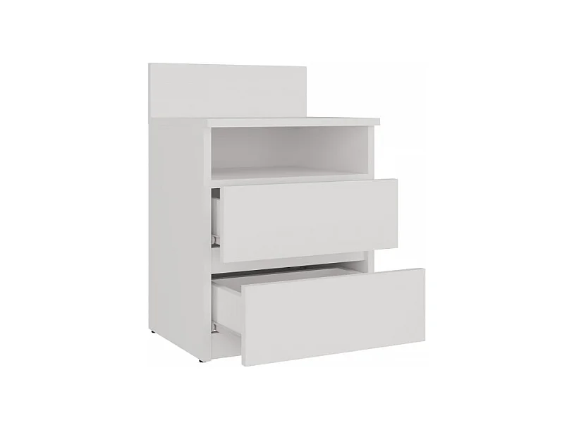 Table de chevet Malwa M1 BLANC
