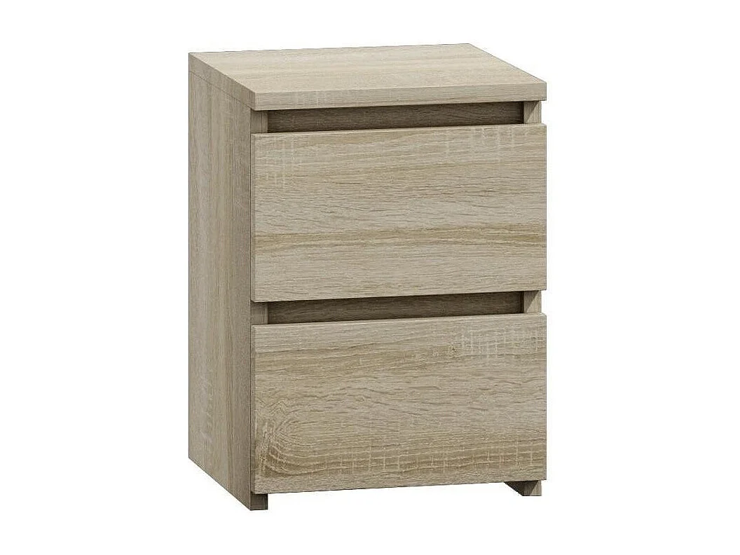 Szafka Nocna Malwa M2 | Dąb Sonoma | 30x30x40cm | 2 Szuflady