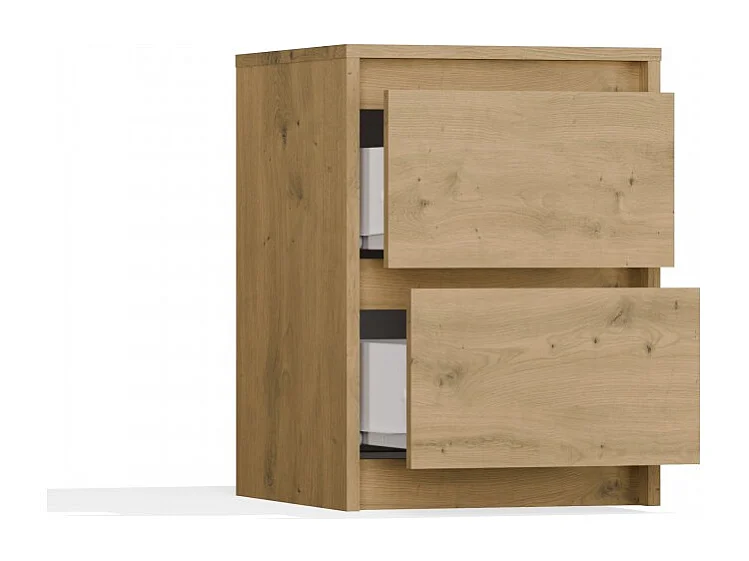 Szafka Nocna Karo K2 | Dąb Artisan | 43x40x55 cm | Stolik Nocny