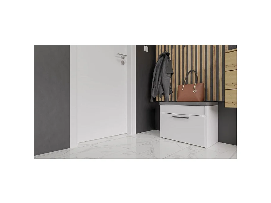 Armoire à chaussures Parma MINI BLANC