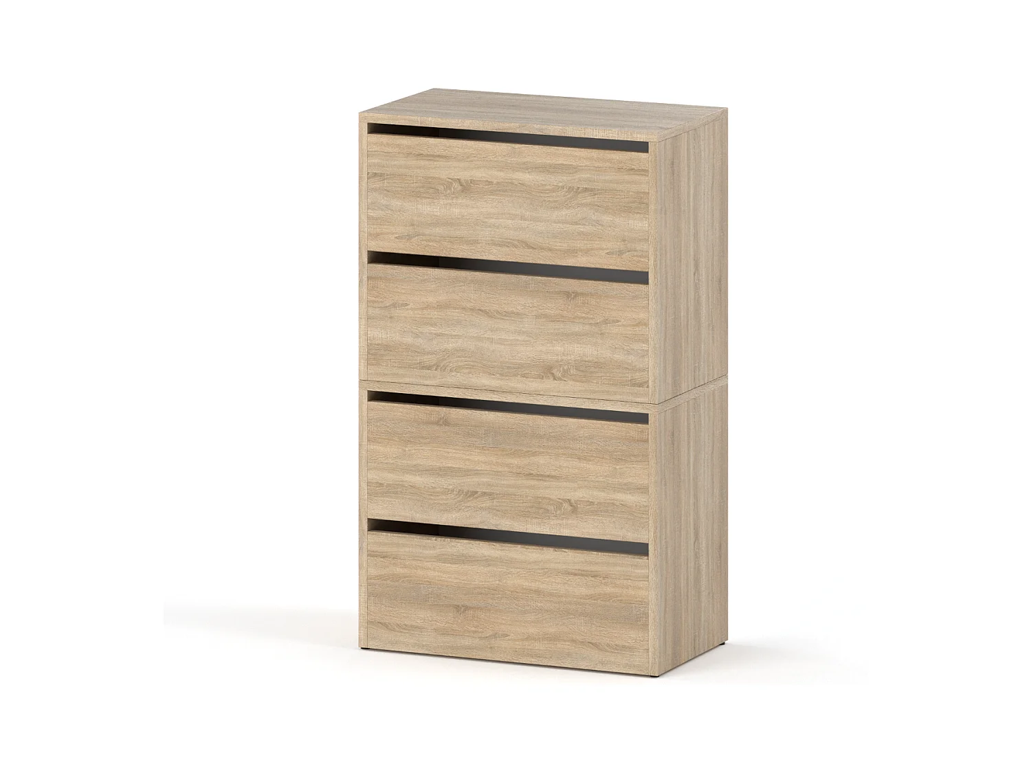 Meuble à Chaussures Chêne Sonoma  60x30x100cm – Étagère de Rangement Entrée Style Loft