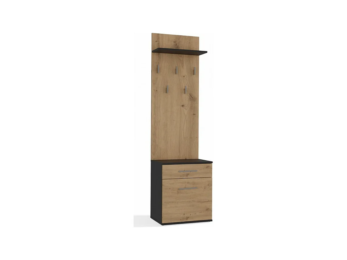 Porte-manteau Duo - ANTHRACITE/ARTISAN
