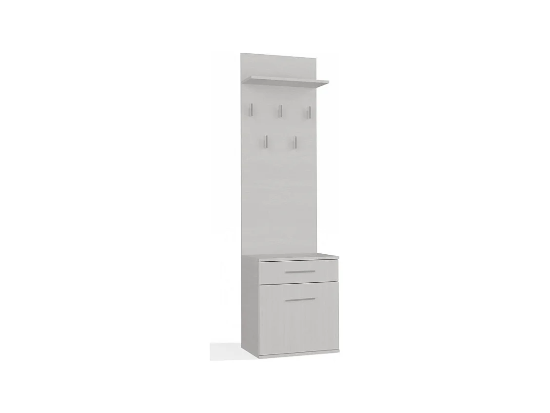 PORTE-MANTEAUX ET ARMOIRE À CHAUSSURES DUO - Blanc