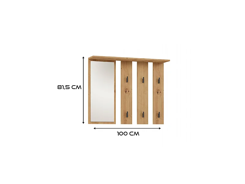 Porte-manteau Parma - CHÊNE ARTISAN