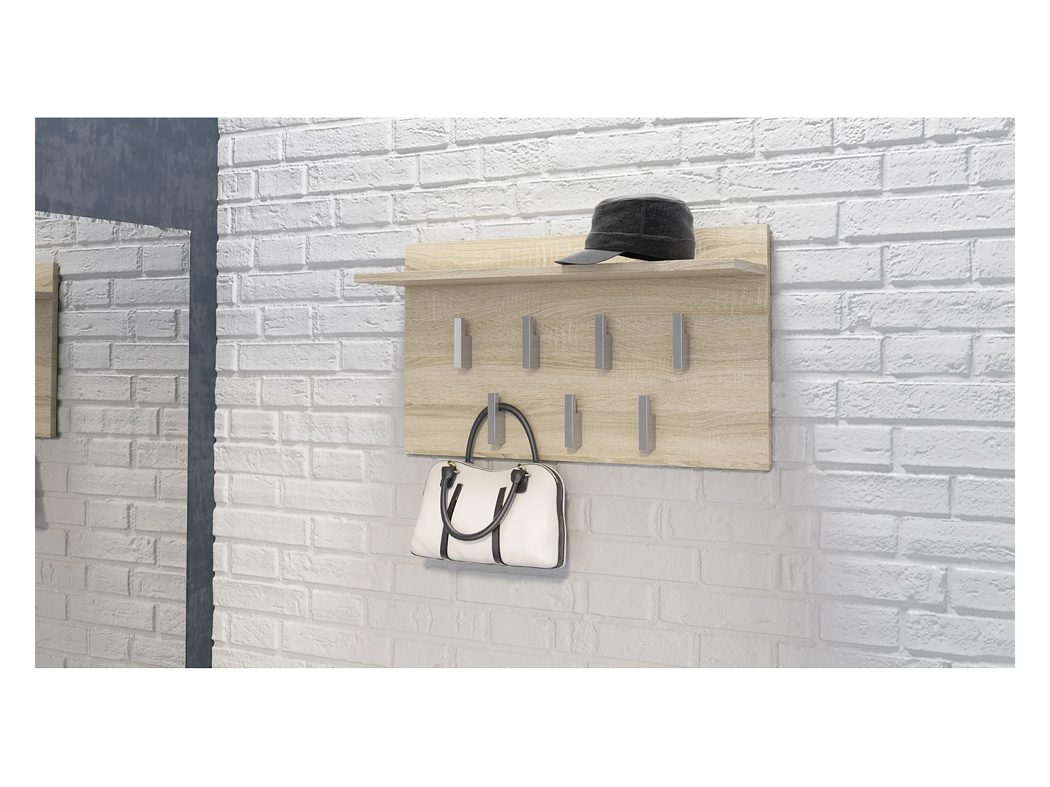 Porte-manteau avec tablette 2F - SONOMA