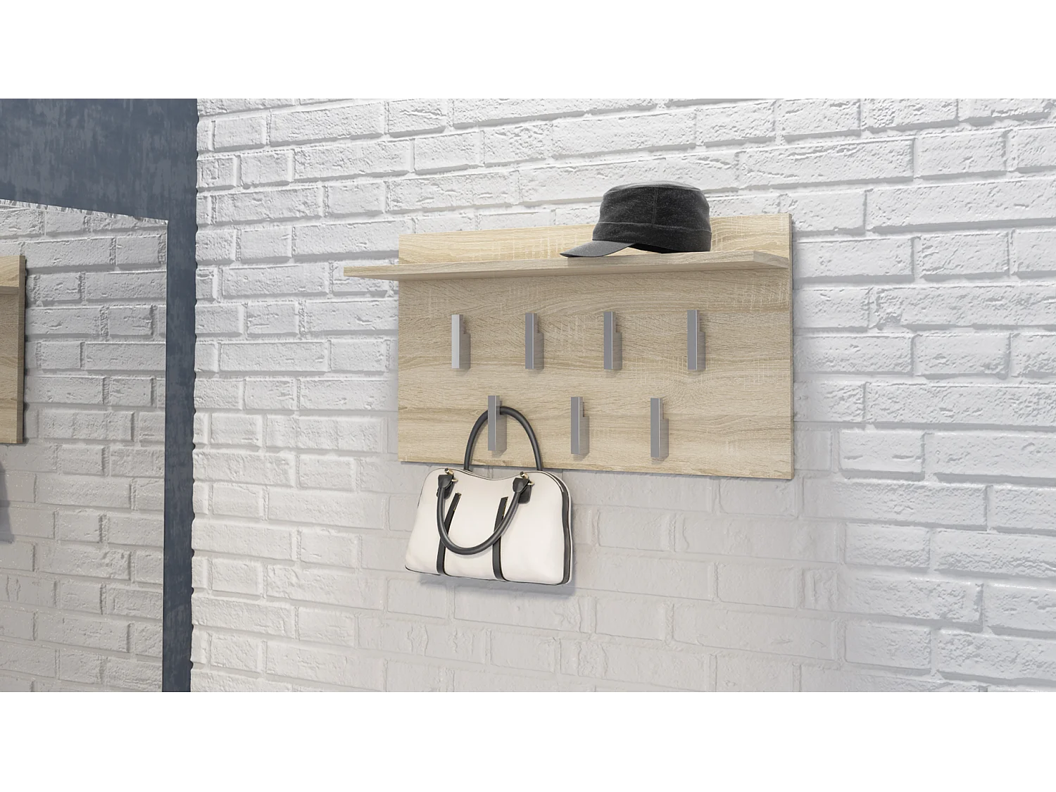 Porte-manteau avec tablette 2F - SONOMA