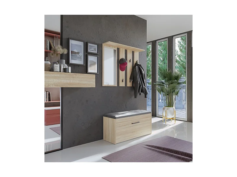 Porte-manteau Parma - CHÊNE SONOMA