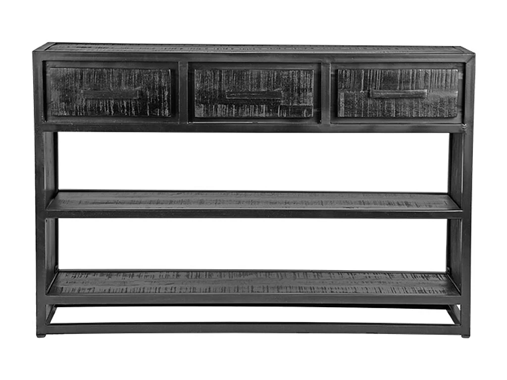 Sidetable Chili - Zwart - Mangohout