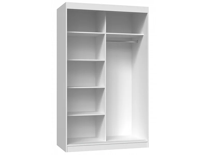 Szafa Iga 120 A/B | Antracyt/Dąb Artisan |120x61x200 cm |Szafa Przesuwna z Lustrem