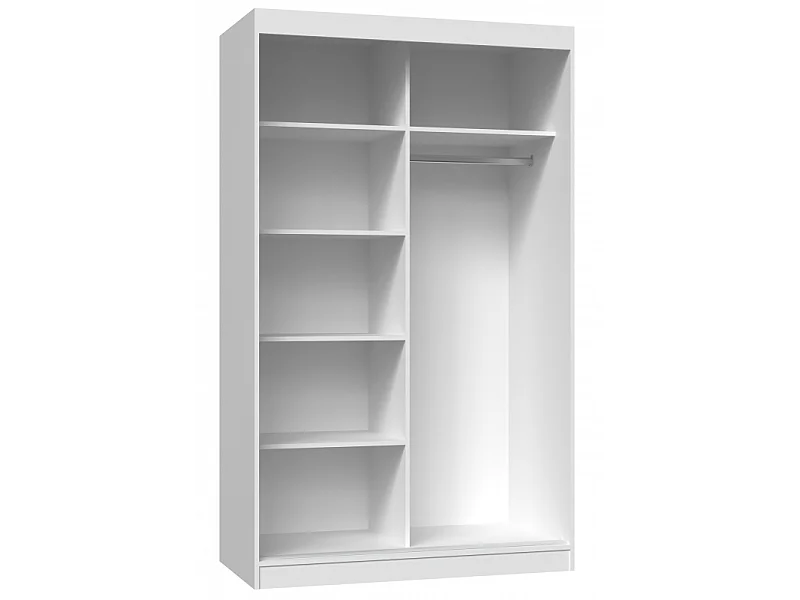 Szafa Iga 120 A/B | Antracyt/Dąb Artisan |120x61x200 cm |Szafa Przesuwna z Lustrem