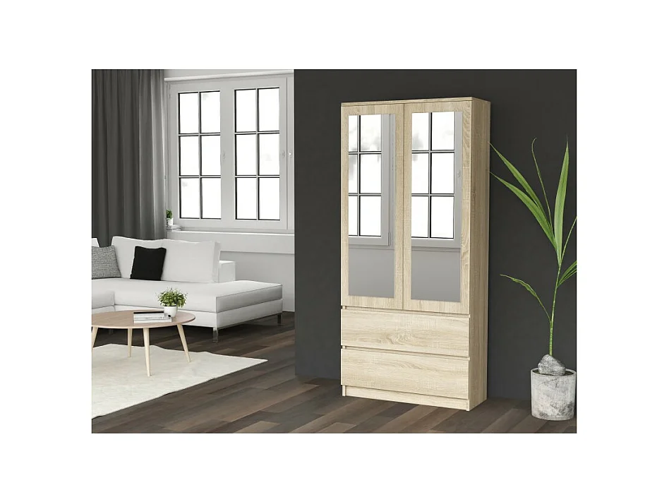 Armoire Malwa SS-90L - CHÊNE SONOMA