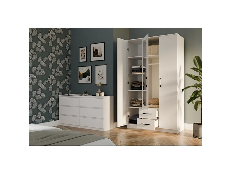 Armoire Romana 120L BLANC