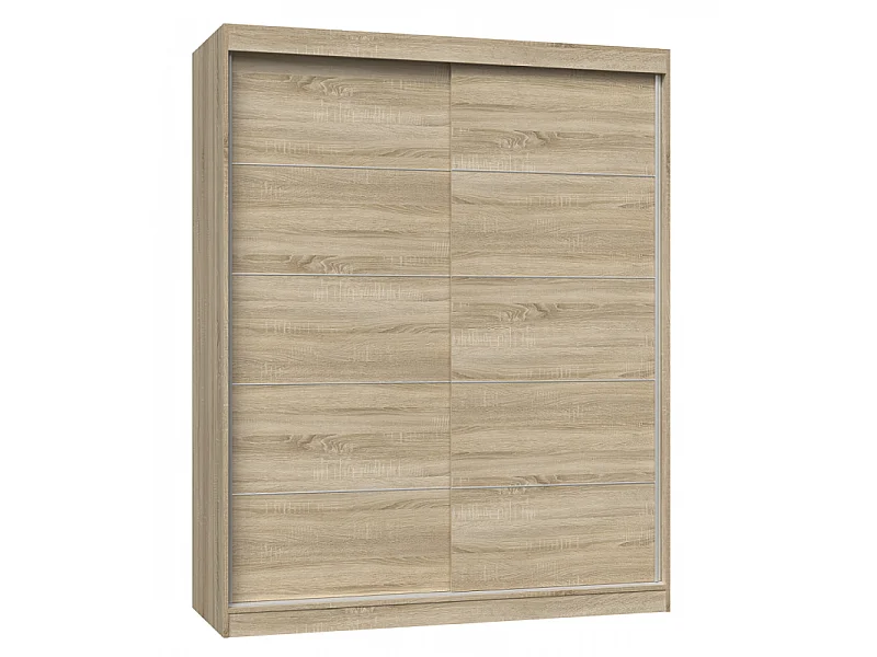 Szafa Iga 160 |  Dąb Sonoma | 160x61x200 cm |Szafa Przesuwna