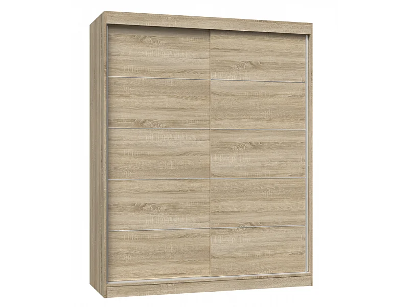 Szafa Iga 160 |  Dąb Sonoma | 160x61x200 cm |Szafa Przesuwna
