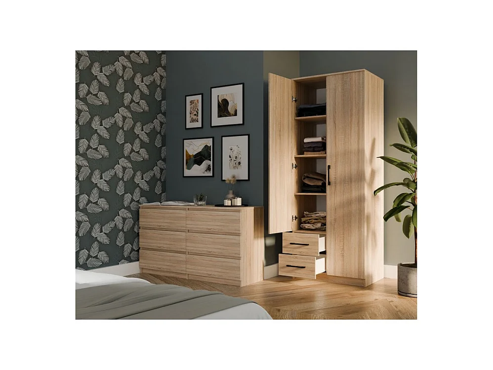 Armoire Romana - CHÊNE SONOMA