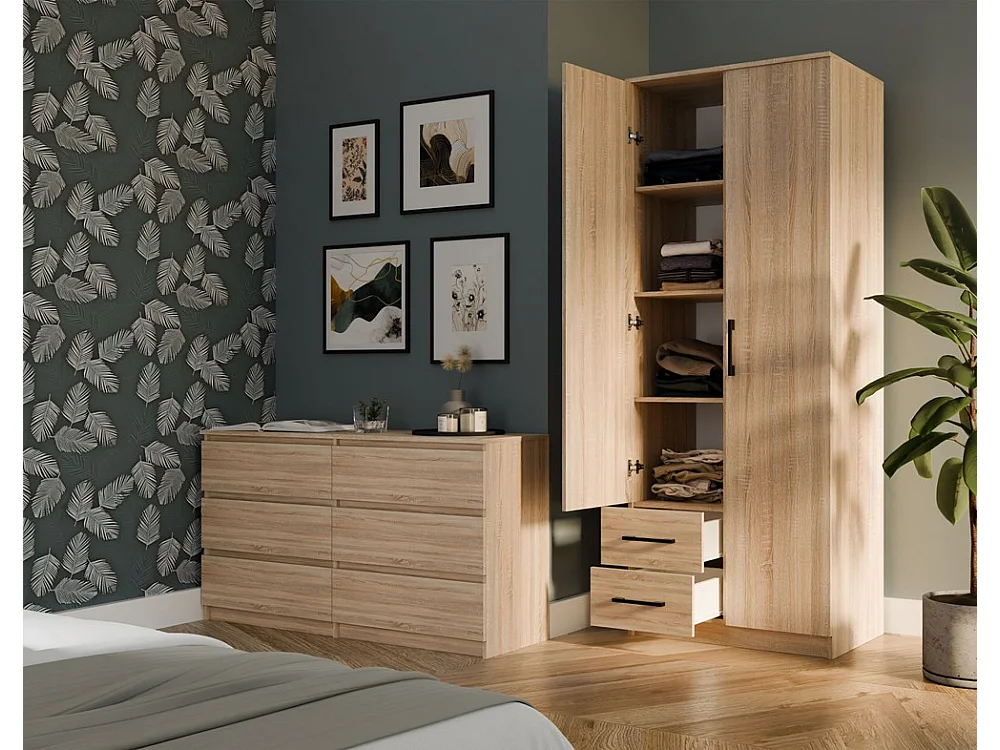 Armoire Romana - CHÊNE SONOMA