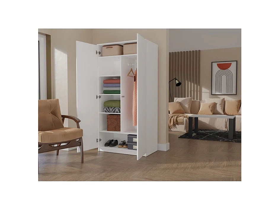 Armoire Malwa SD-90 BLANC