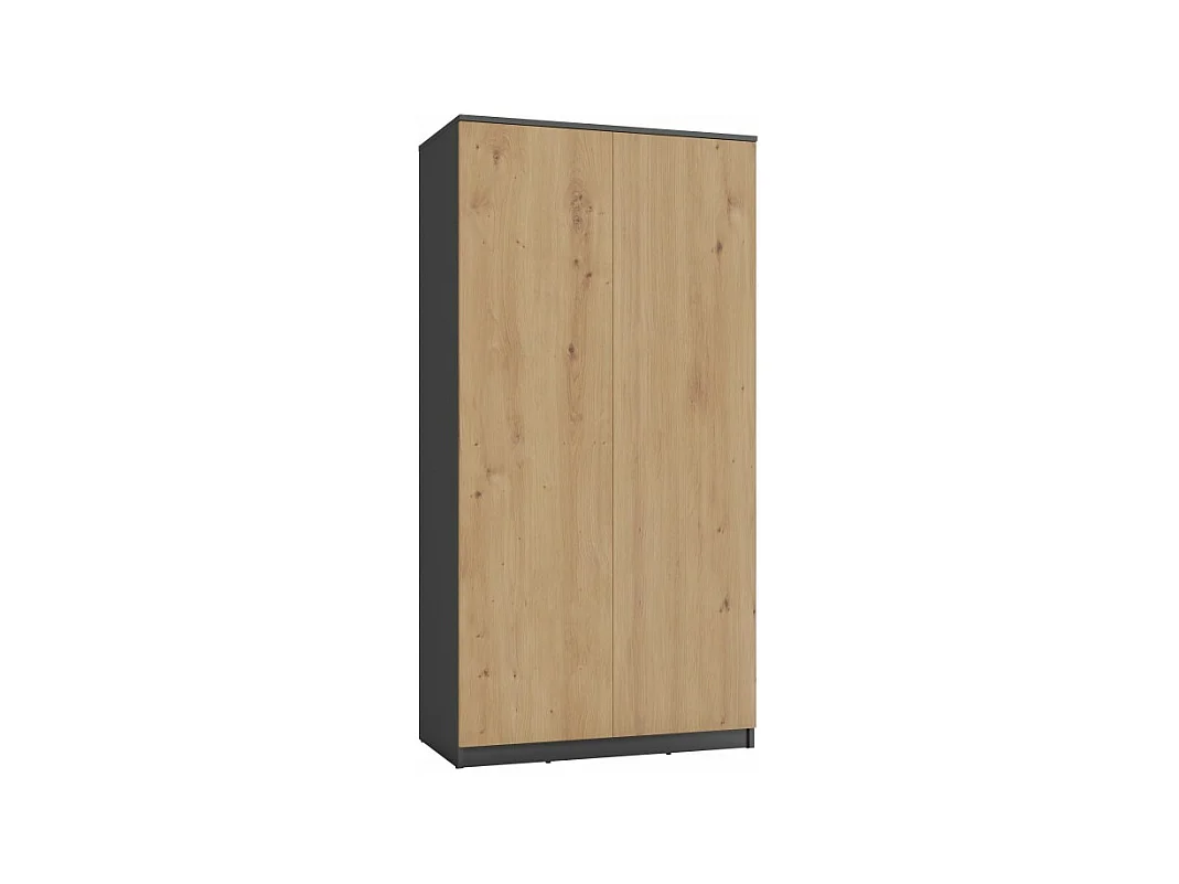 Armoire Malwa SD-90 - ANTHRACITE/ARTISAN