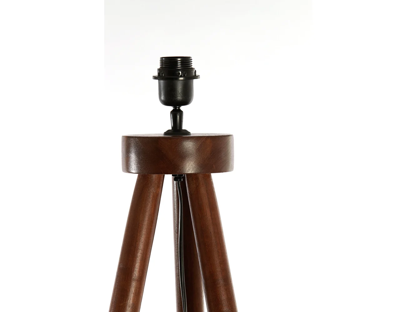 Lampadaire ILIAS - Ø52x122cm - Marron