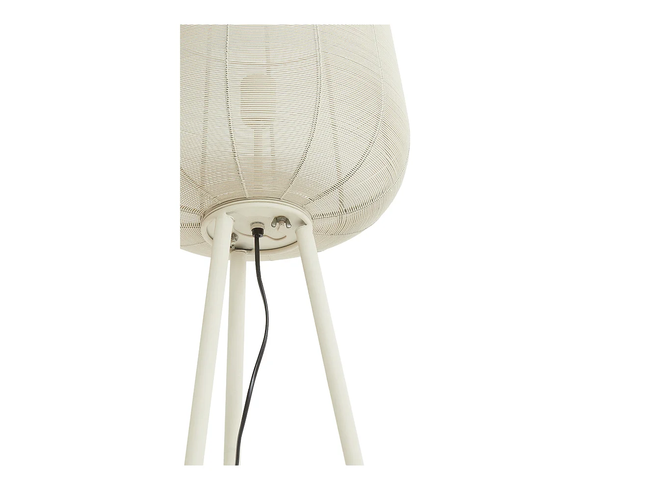 Lampadaire ADETA - Ø37x135cm - Blanc