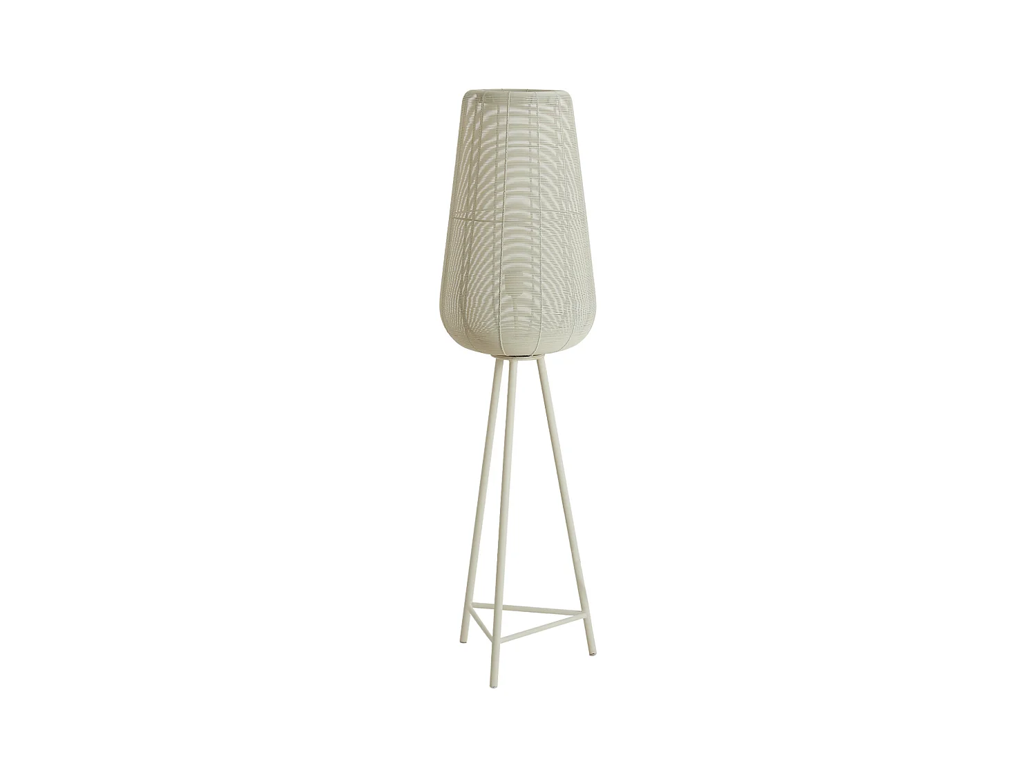 Stehleuchte ADETA - Ø37x135cm - Weiß