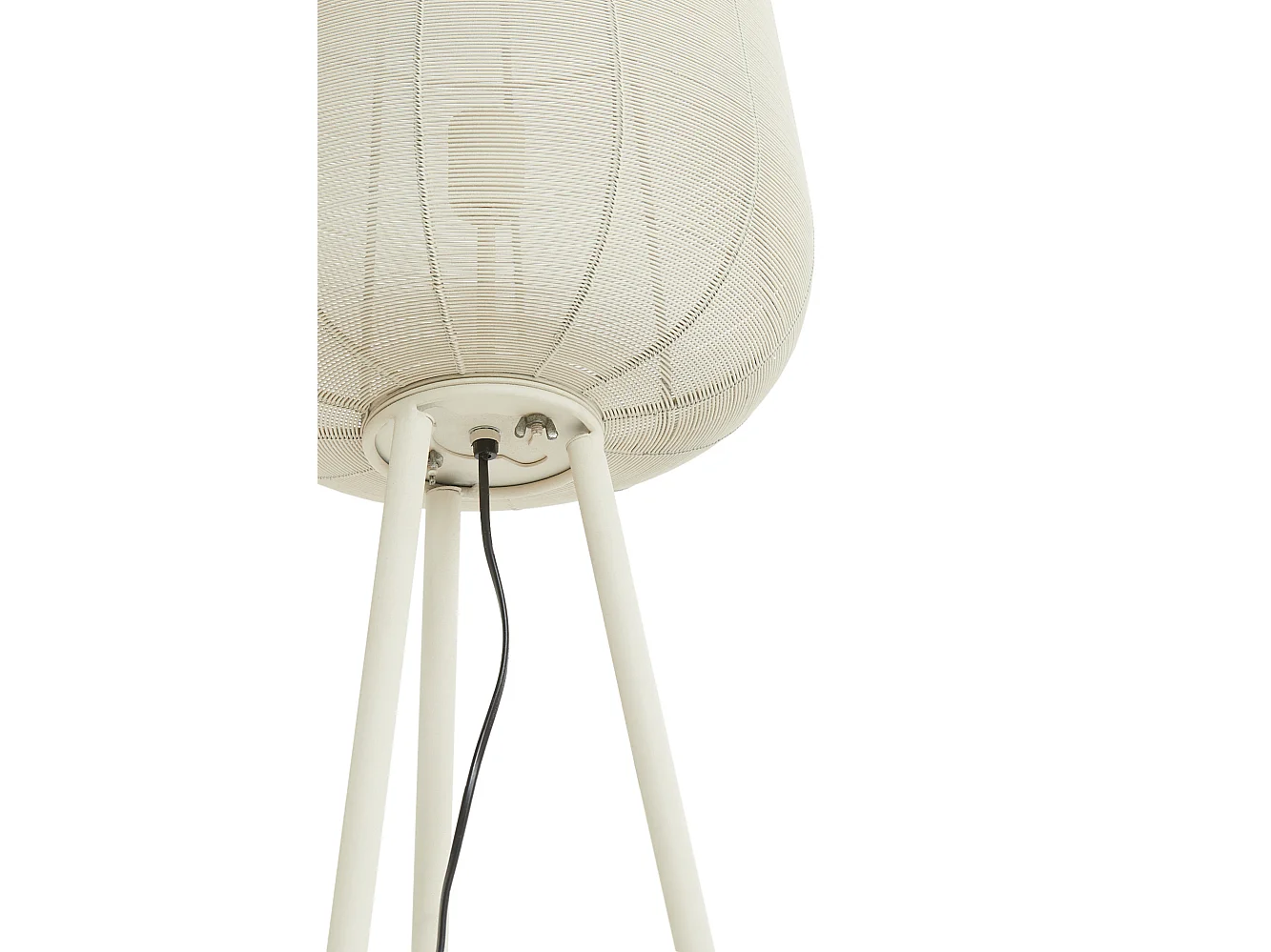 Lampadaire ADETA - Ø37x135cm - Blanc