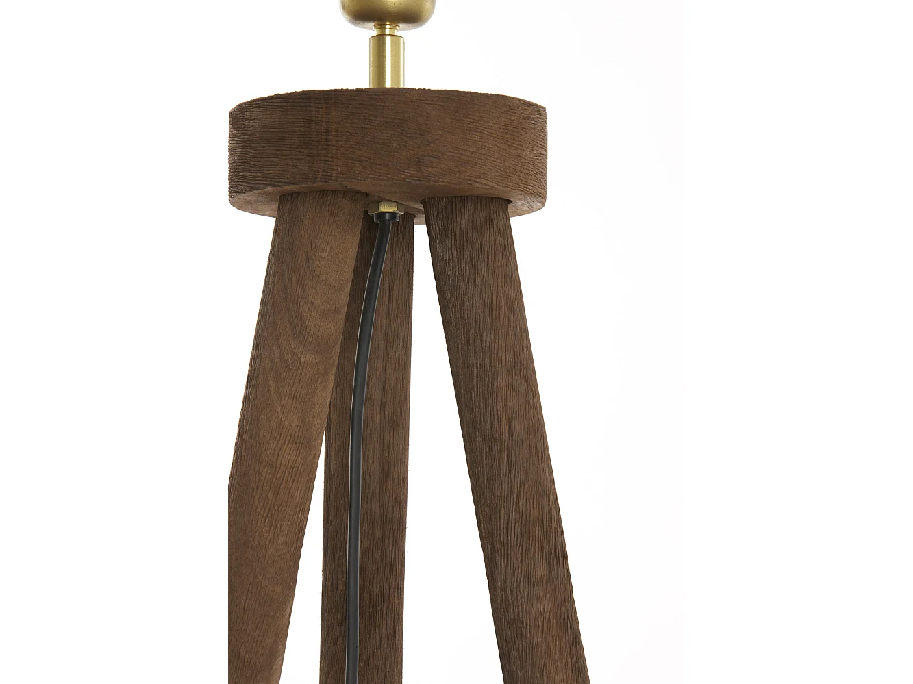 Vloerlamp ILIAS - Ø52x122cm - Bruin